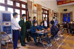 Bộ CHQS tỉnh Bắc Ninh kiểm tra công tác khám sơ tuyển nghĩa vụ quân sự năm 2022